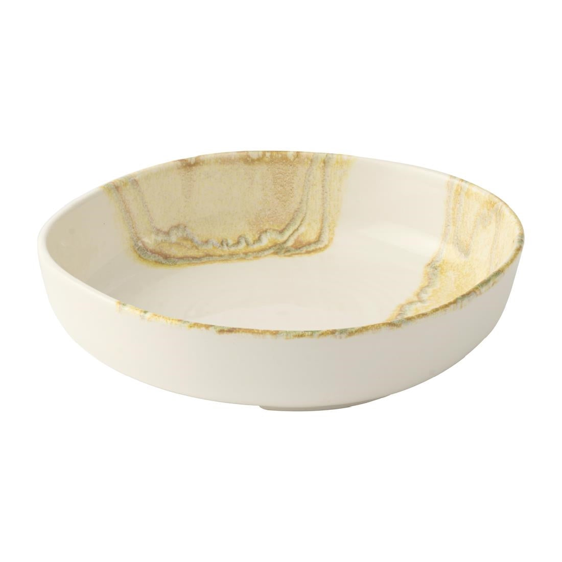 Churchill Tide Gold Organic Walled Bowls 200mm (6 Pack)