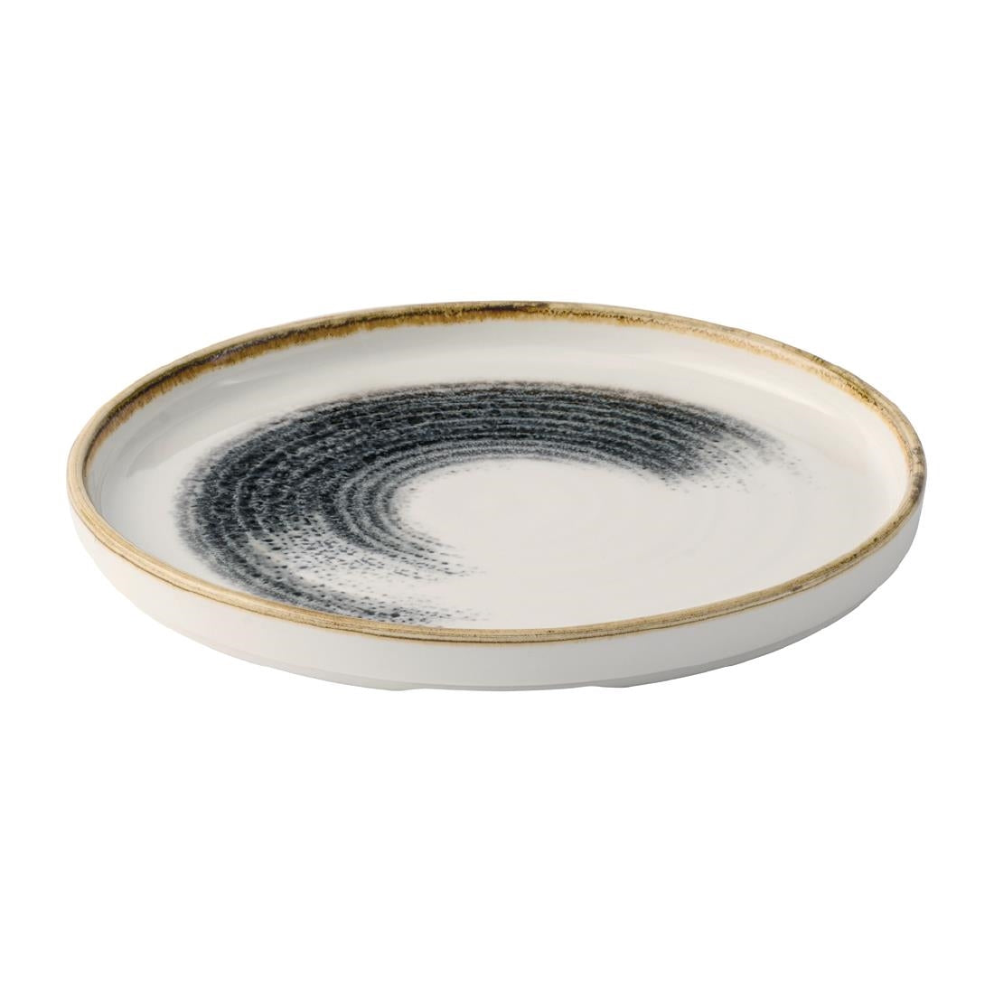 Churchill Homespun Accents Black Walled Plates 217mm (6 Pack)