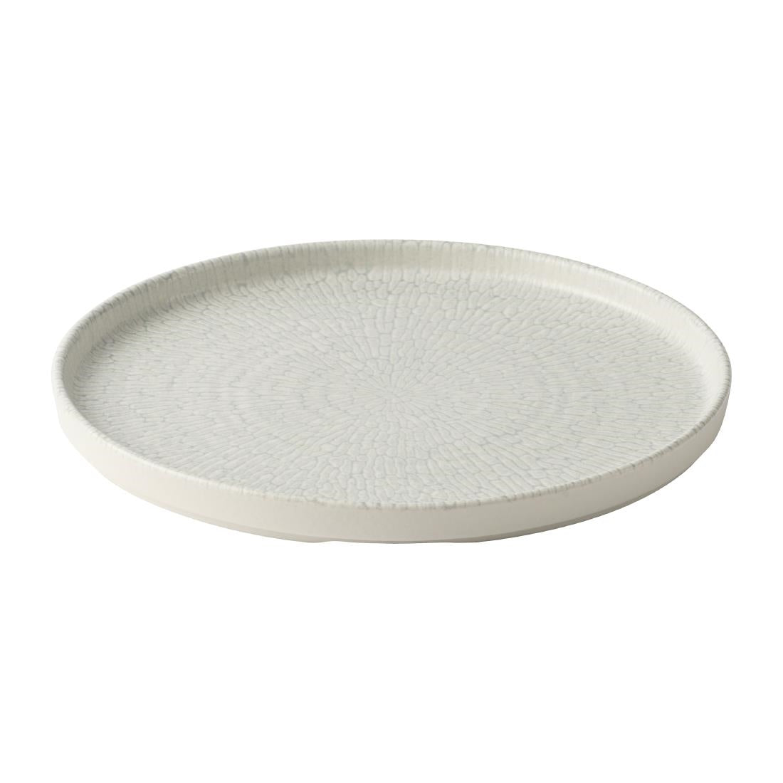 Churchill Delta Grey Walled Plates 260mm (6 Pack)