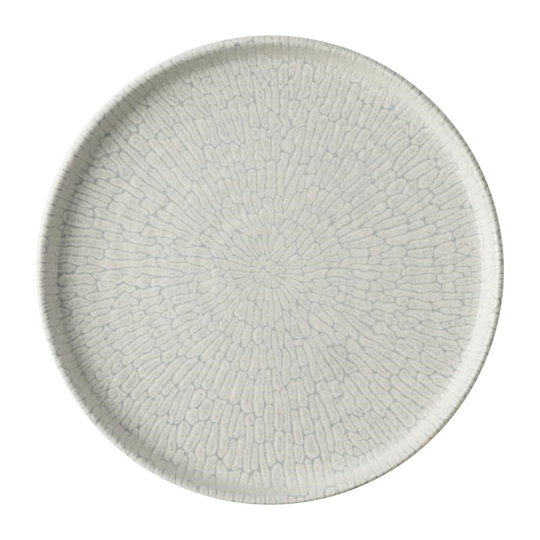Churchill Delta Grey Walled Plates 210mm (6 Pack)