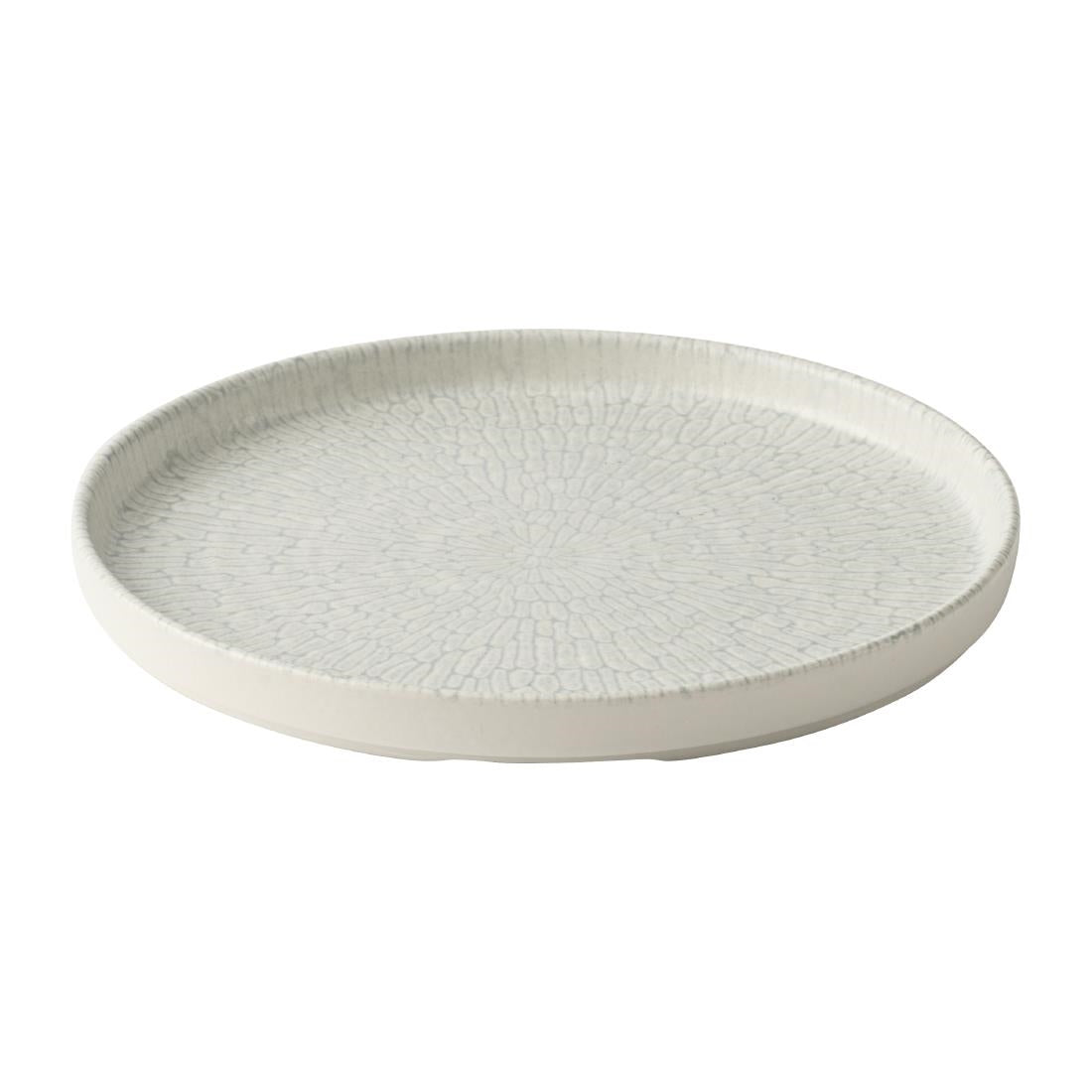 Churchill Delta Grey Walled Plates 210mm (6 Pack)