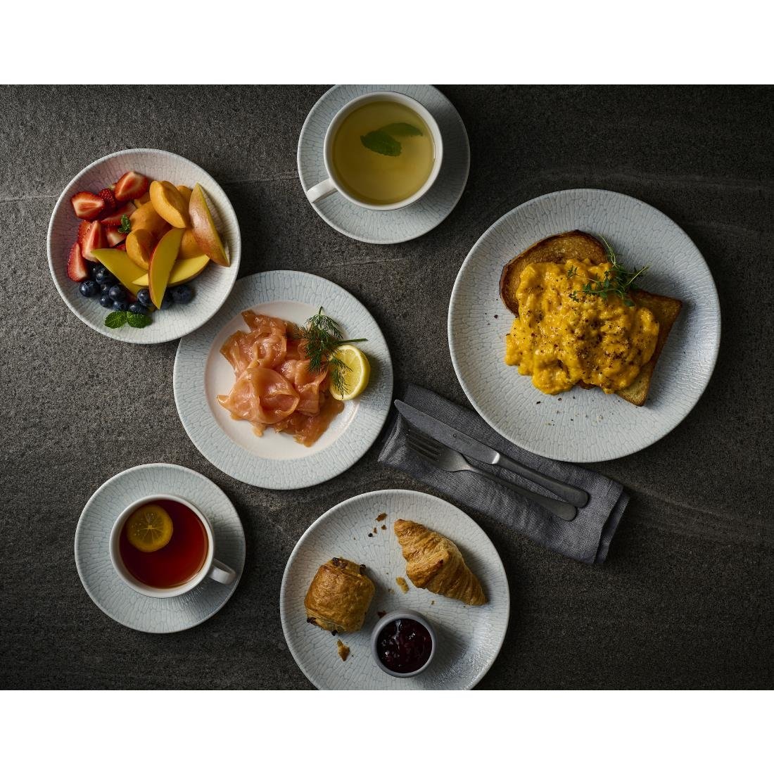 Churchill Delta Grey Evolve Bowls 182mm (12 Pack)