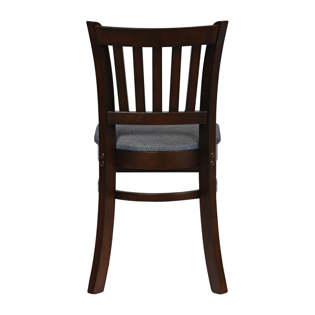 Turin Dining Table with 4 Manhattan Chairs in Dark Walnut with Shetland Smoke