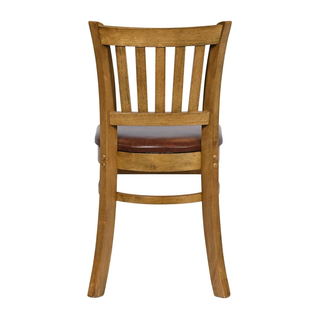 Turin Dining Table with 4 Manhattan Chairs in Weathered Oak with Bison Espresso