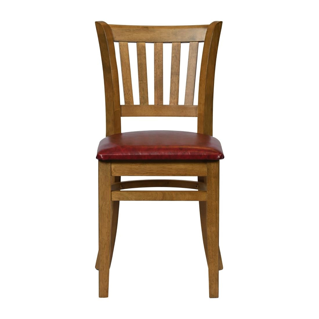 Turin Dining Table with 4 Manhattan Dining Chairs Weathered Oak with Bison Bordeaux