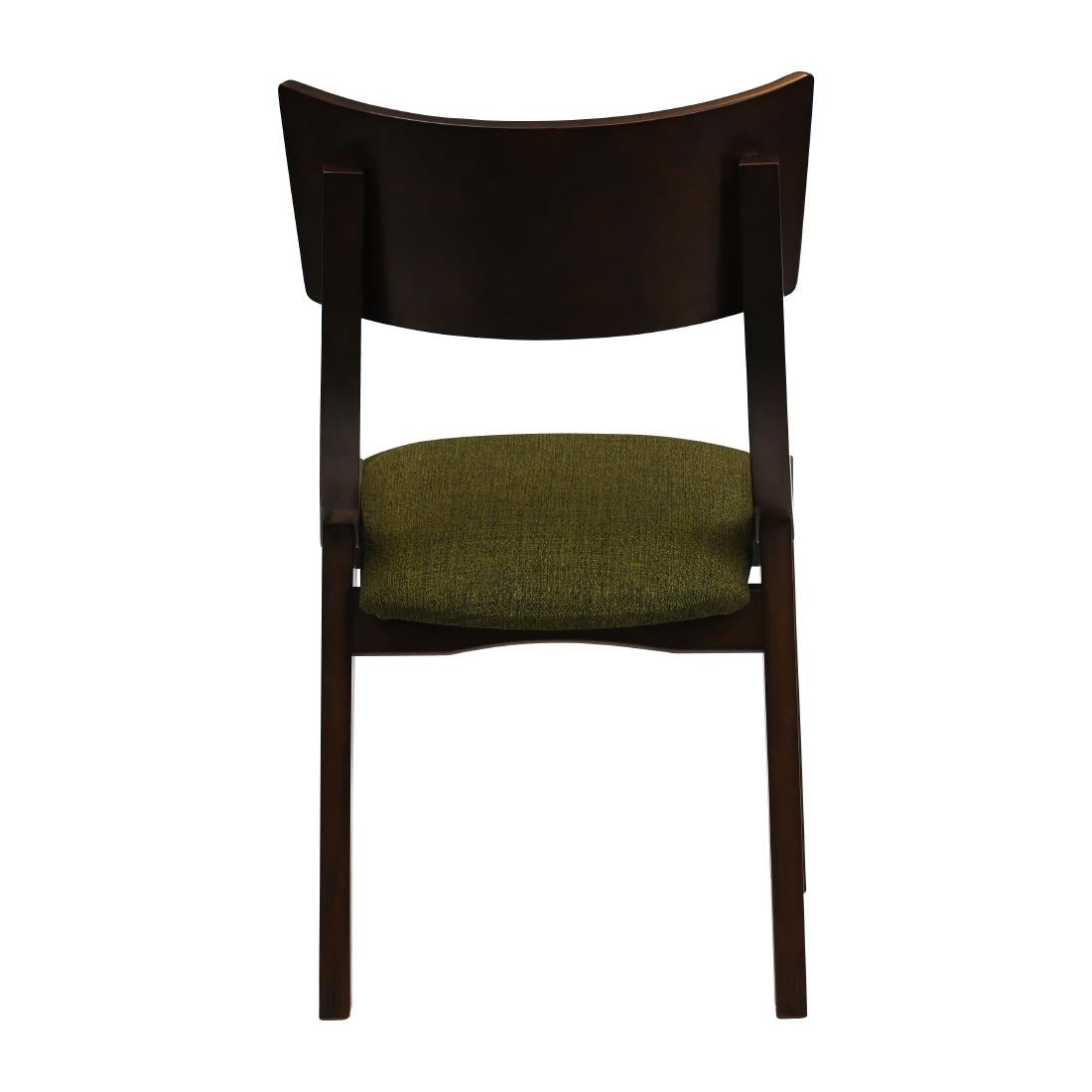 Chelsea Dining Chairs in Dark Walnut with Shetland Forest Seats (6 Pack)