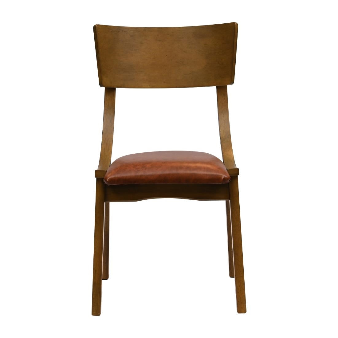 Chelsea Dining Chairs in Weathered Oak with Bison Tan Seats (6 Pack)