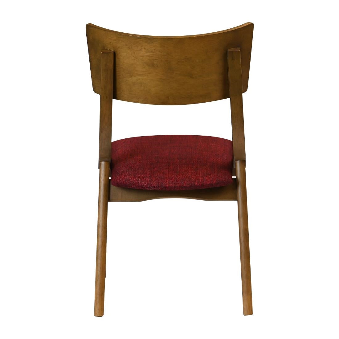 Chelsea Dining Chairs in Weathered Oak with Shetland Scarlett Seats (6 Pack)