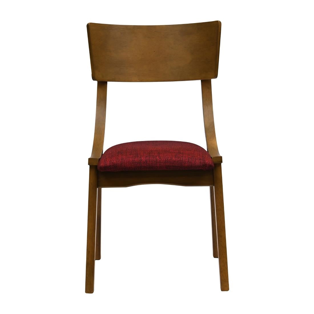 Chelsea Dining Chairs in Weathered Oak with Shetland Scarlett Seats (6 Pack)