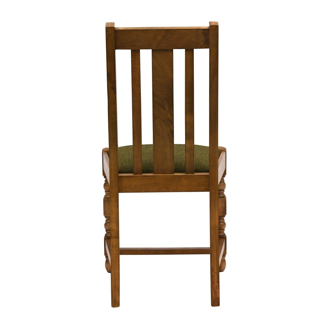 Thame Dining Chairs in Weathered Oak with Shetland Forest Seat (6 Pack)