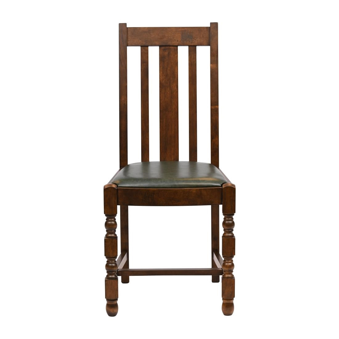 Thame Dining Chairs in Vintage Wood with Bison Cedar Seat (6 Pack)