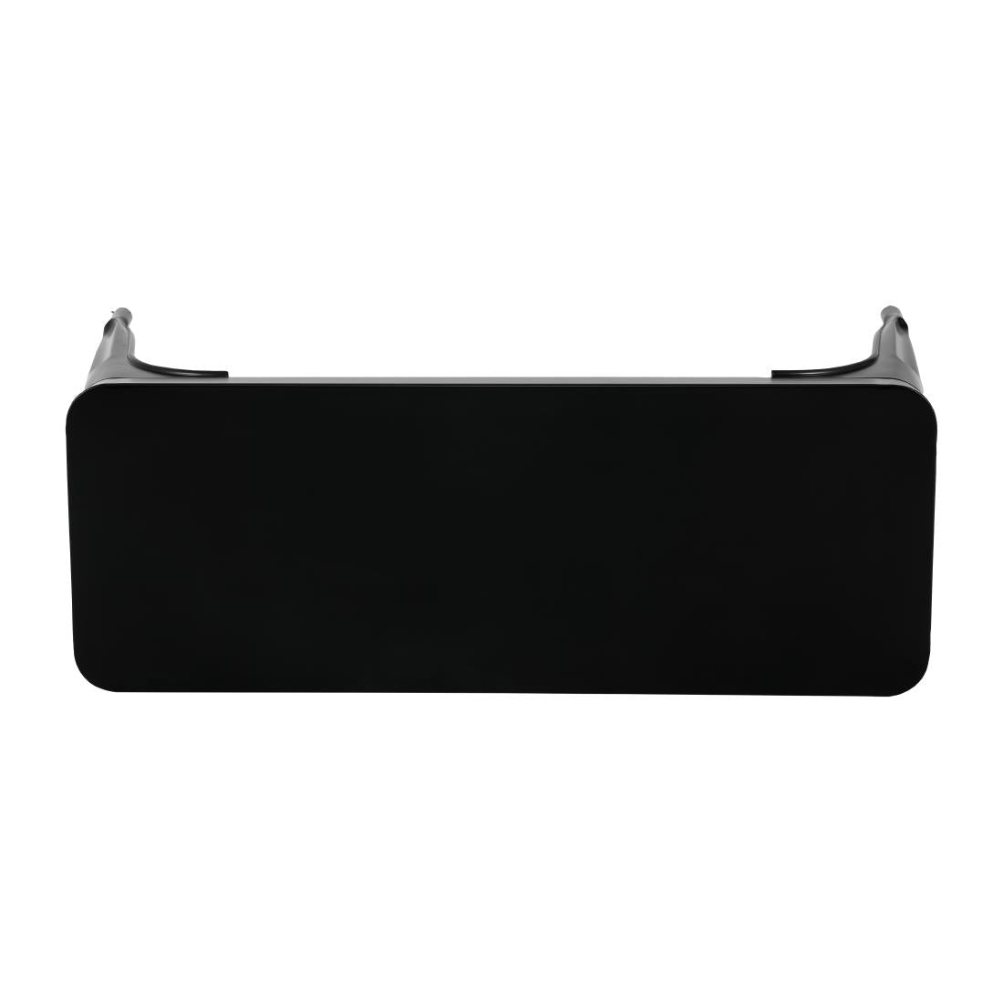 Bolero Bistro Metal Benches Black 1000mm (2 Pack)