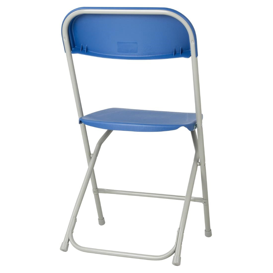 Bolero Folding Polypropylene Chairs Blue (10 Pack)