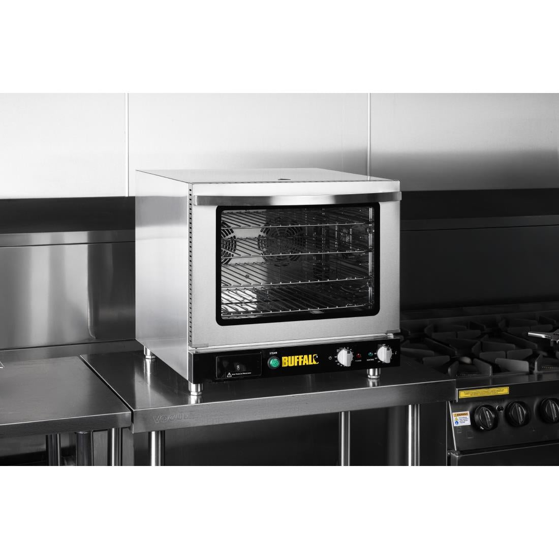 Buffalo Bakery Convection Oven with Steam 66Ltr