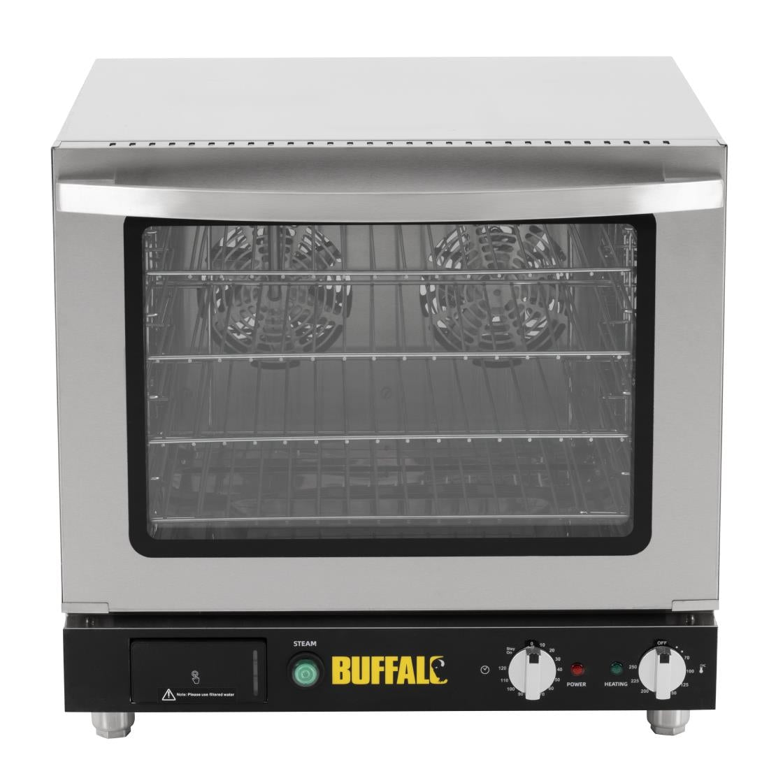 Buffalo Bakery Convection Oven with Steam 66Ltr