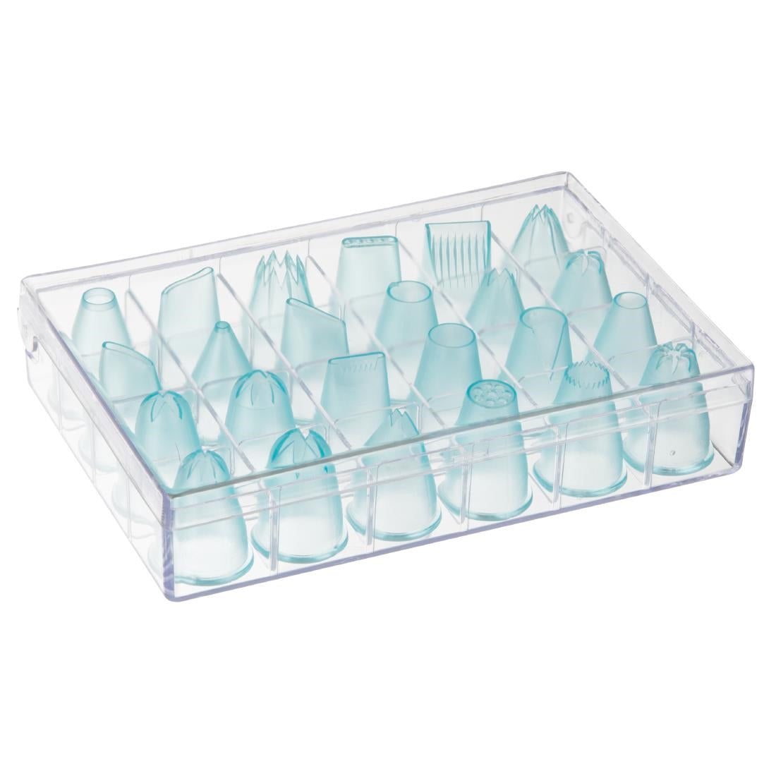 Vogue Polycarbonate Cake Decorating Tips ( 24 Pack)
