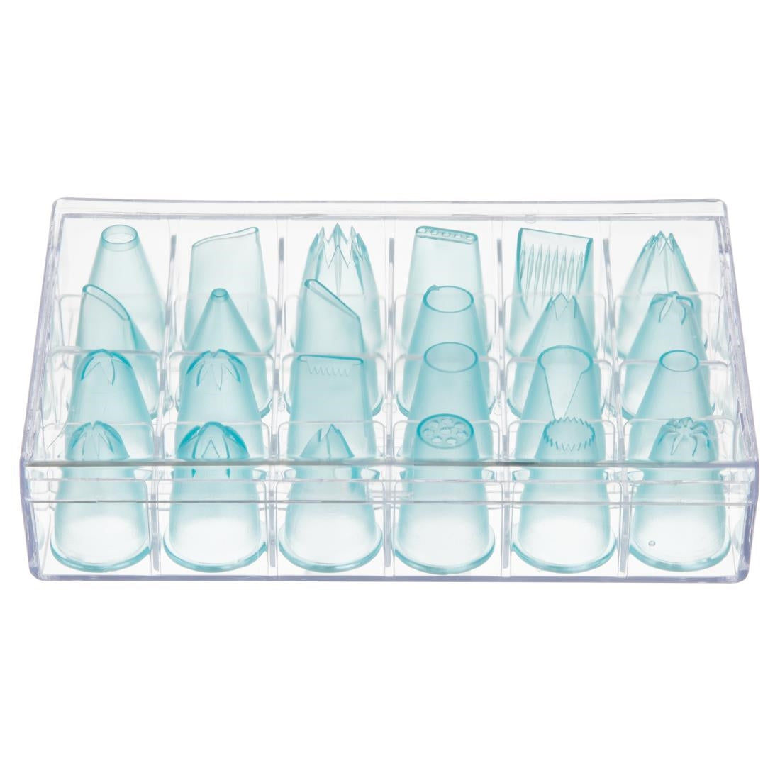 Vogue Polycarbonate Cake Decorating Tips ( 24 Pack)