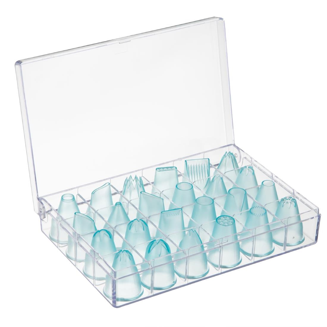 Vogue Polycarbonate Cake Decorating Tips ( 24 Pack)