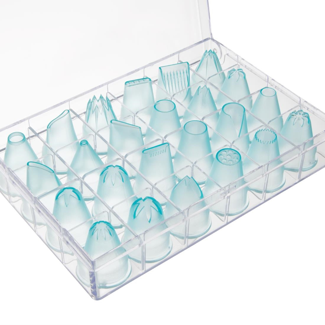 Vogue Polycarbonate Cake Decorating Tips ( 24 Pack)