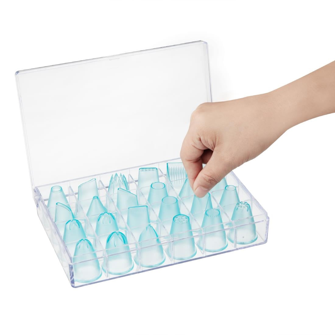 Vogue Polycarbonate Cake Decorating Tips ( 24 Pack)