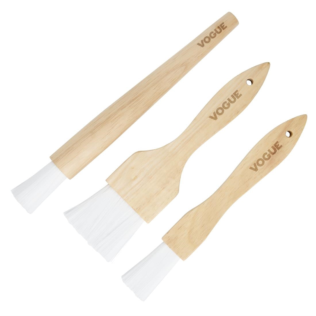 Vogue Wooden Handle Round Pastry Brush 25mm
