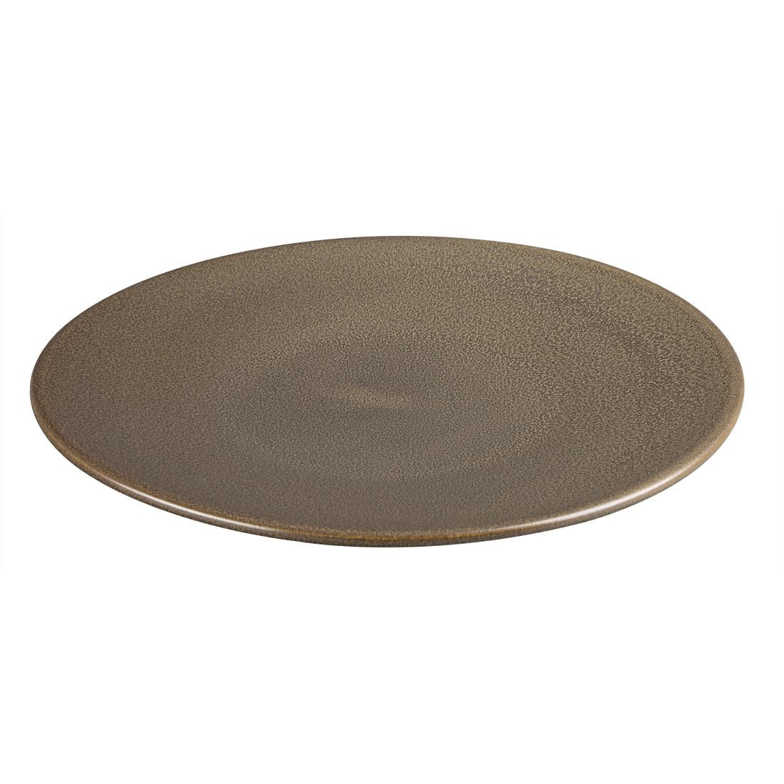 Olympia Ember Coupe Plates Mahogany 275mm (4 Pack)