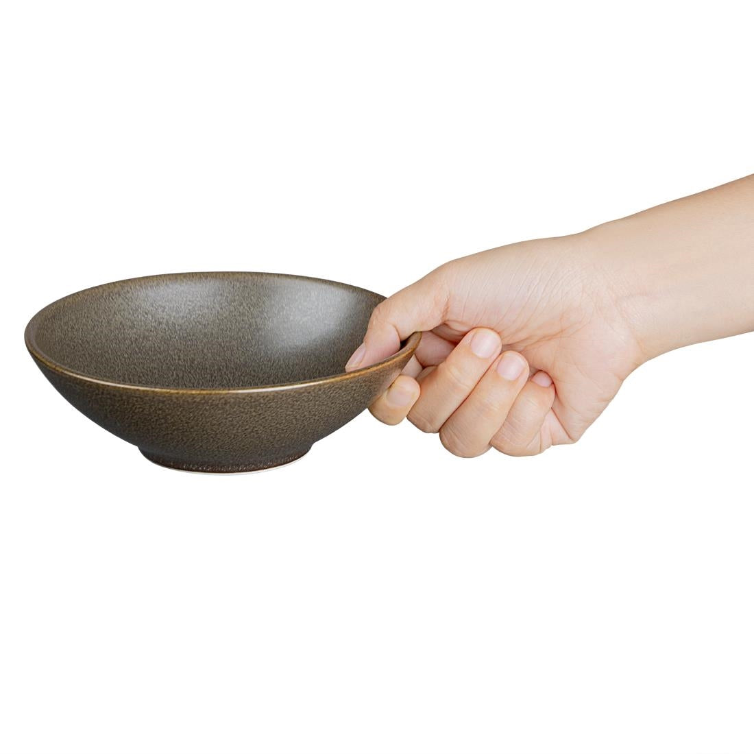 Olympia Ember Coupe Bowls Mahogany 152mm (6 Pack)