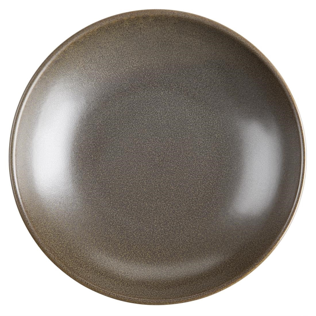 Olympia Ember Low Coupe Bowls Mahogany 230mm (4 Pack)