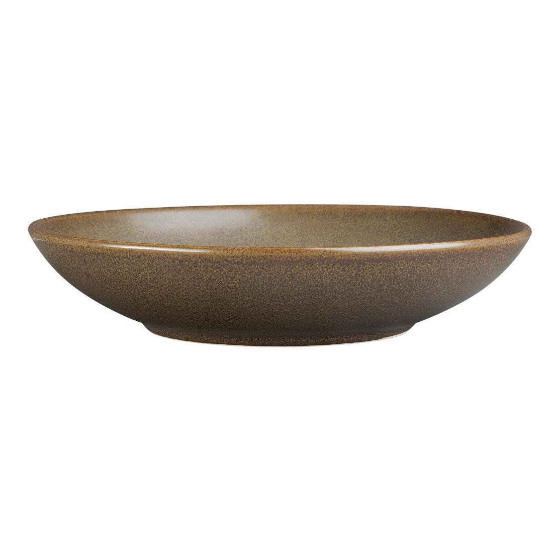 Olympia Ember Low Coupe Bowls Mahogany 230mm (4 Pack)