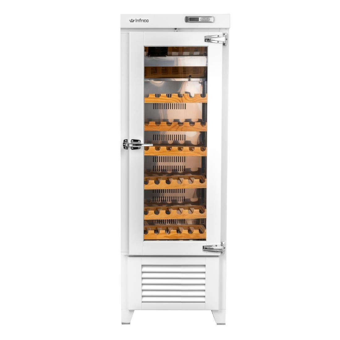 Infrico Upright Single Door Wine Storage Cabinet (90 Bottles)