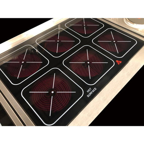 Falcon Dominator Plus Ceramic Glass Top Electric Oven Range with Feet