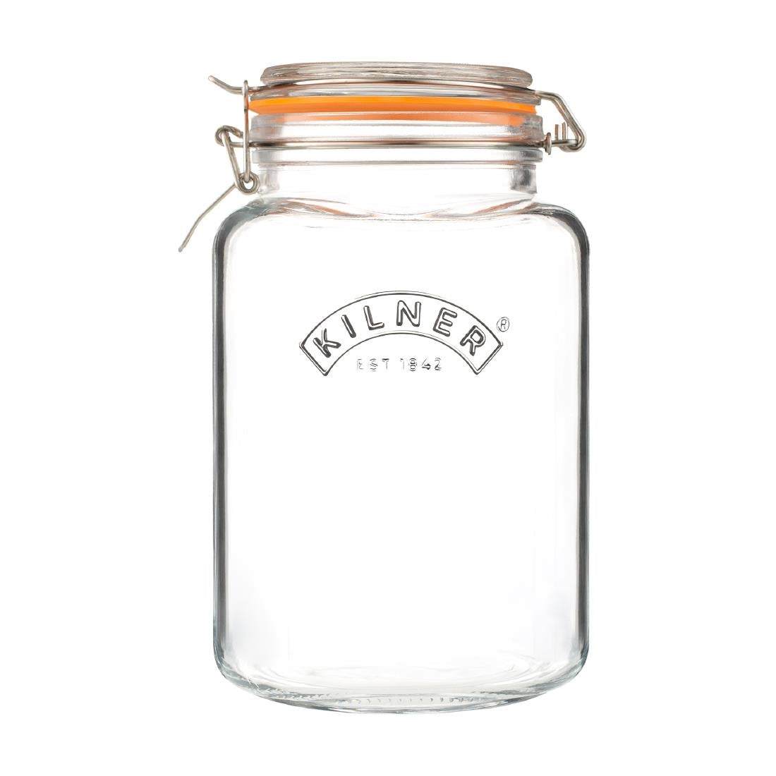 Kilner Clip Top Square Jar 3Ltr