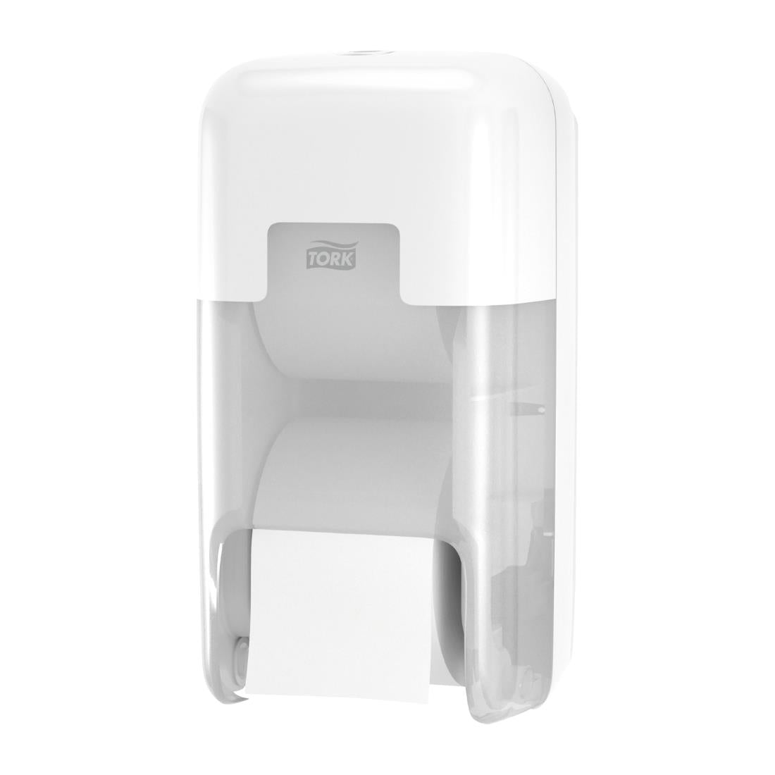 Tork OptiServe Coreless 2-Roll Toilet Roll Dispenser White