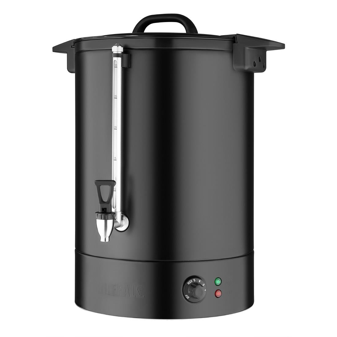 Buffalo Energy Saving Water Boiler Matt Black 30Ltr