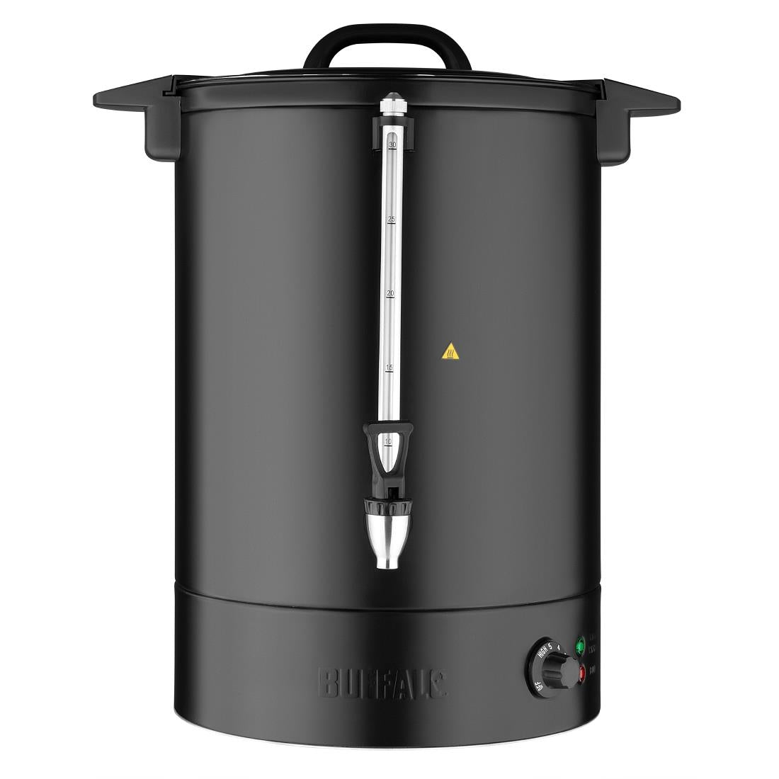 Buffalo Energy Saving Water Boiler Matt Black 30Ltr