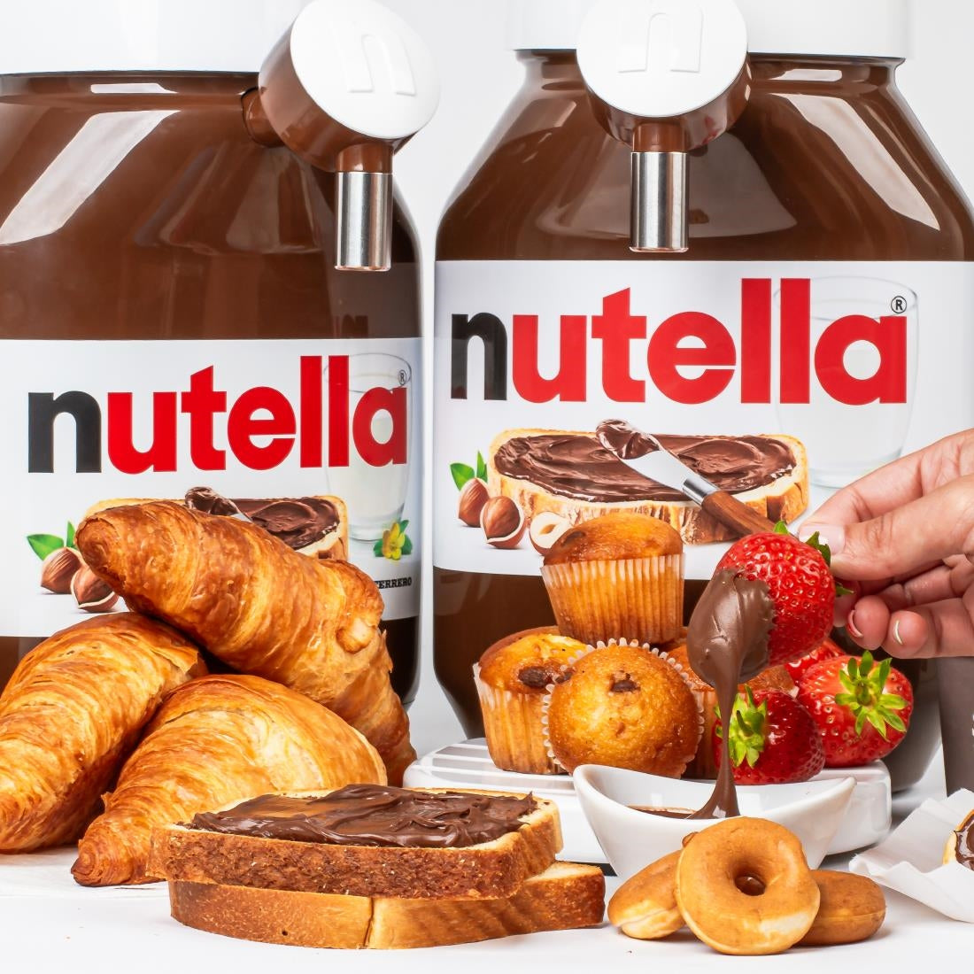 Nutella Heated Dispenser with Electronic Pump