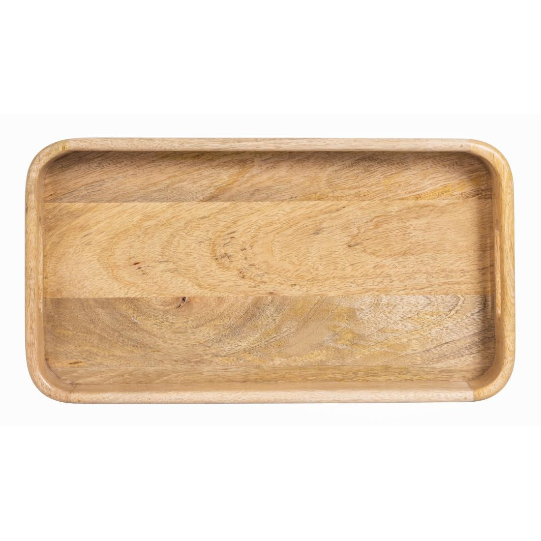 Olympia Mango Wood Deep Sided Rectangular Tray 230x430mm