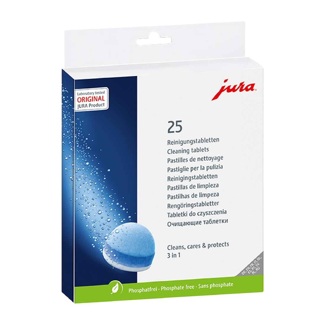 JURA 3-Phase Cleaning Tablets (25 Pack)