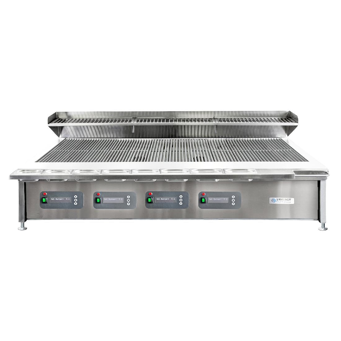 Synergy Grill Trilogy Nat Gas Chargrill with Garnish Rail & Slow Cook Shelf ST1700