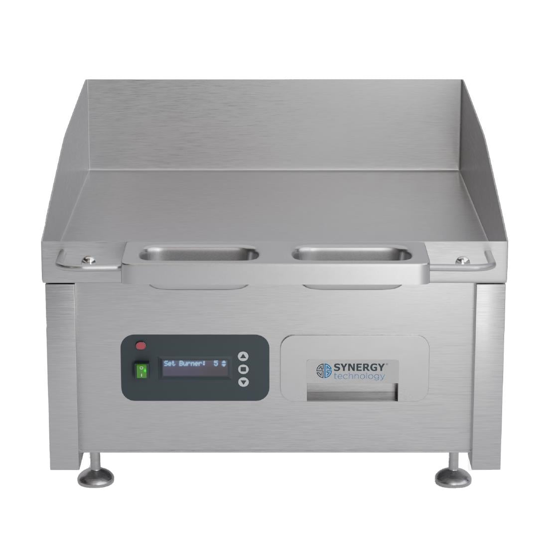 Synergy GRID600E-S Electric Griddle with Smooth Mild Steel Top & Garnish Rail