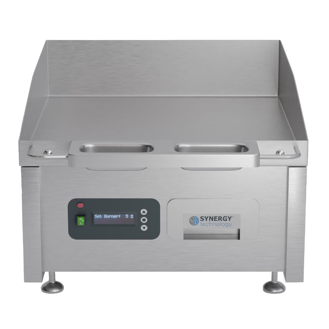 Synergy GRID600E-SCH Electric Griddle with Smooth Chrome Top & Garnish Rail