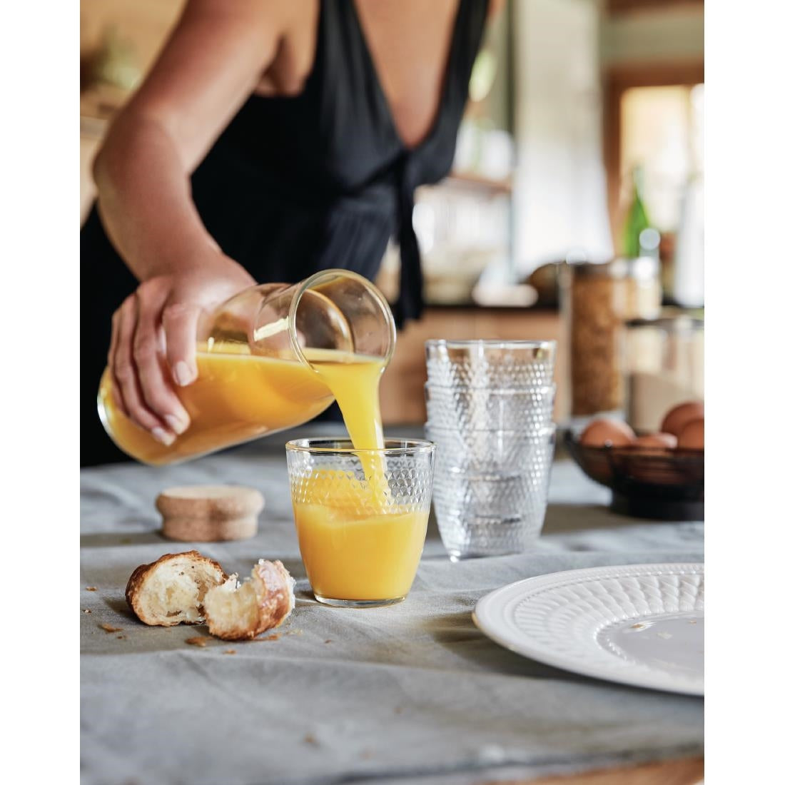 Luminarc Funambule Carafes 1Ltr (6 Pack)