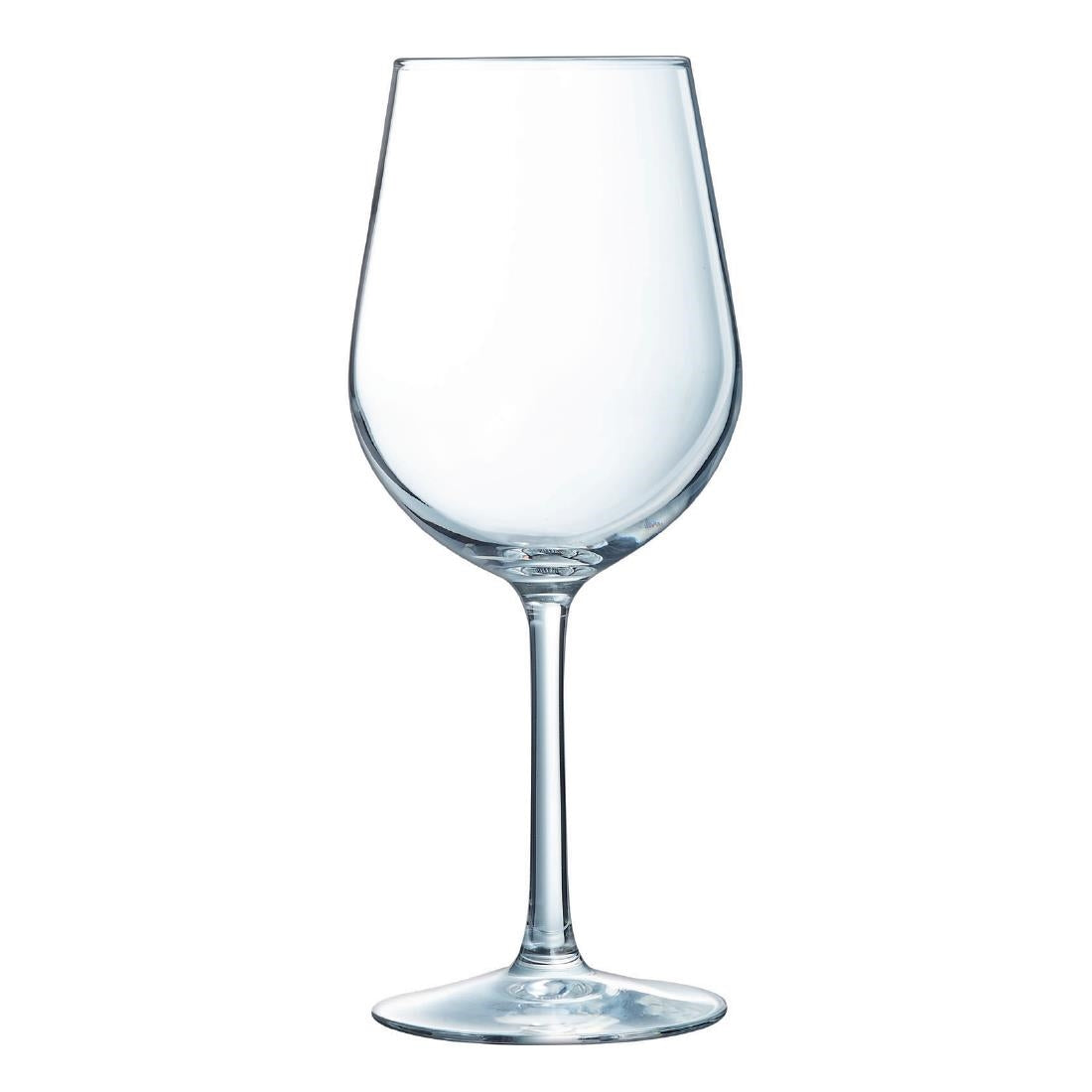 Arcoroc Domaine Wine Glasses 370ml LUKCA-NI at 175 & 250ml (24 Pack)