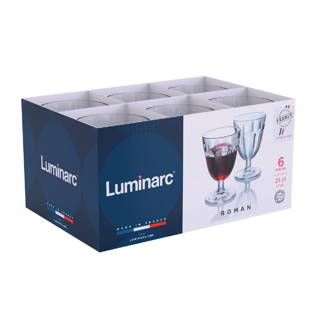 Luminarc Roman Wine/Cocktail Glasses 210ml (24 Pack)