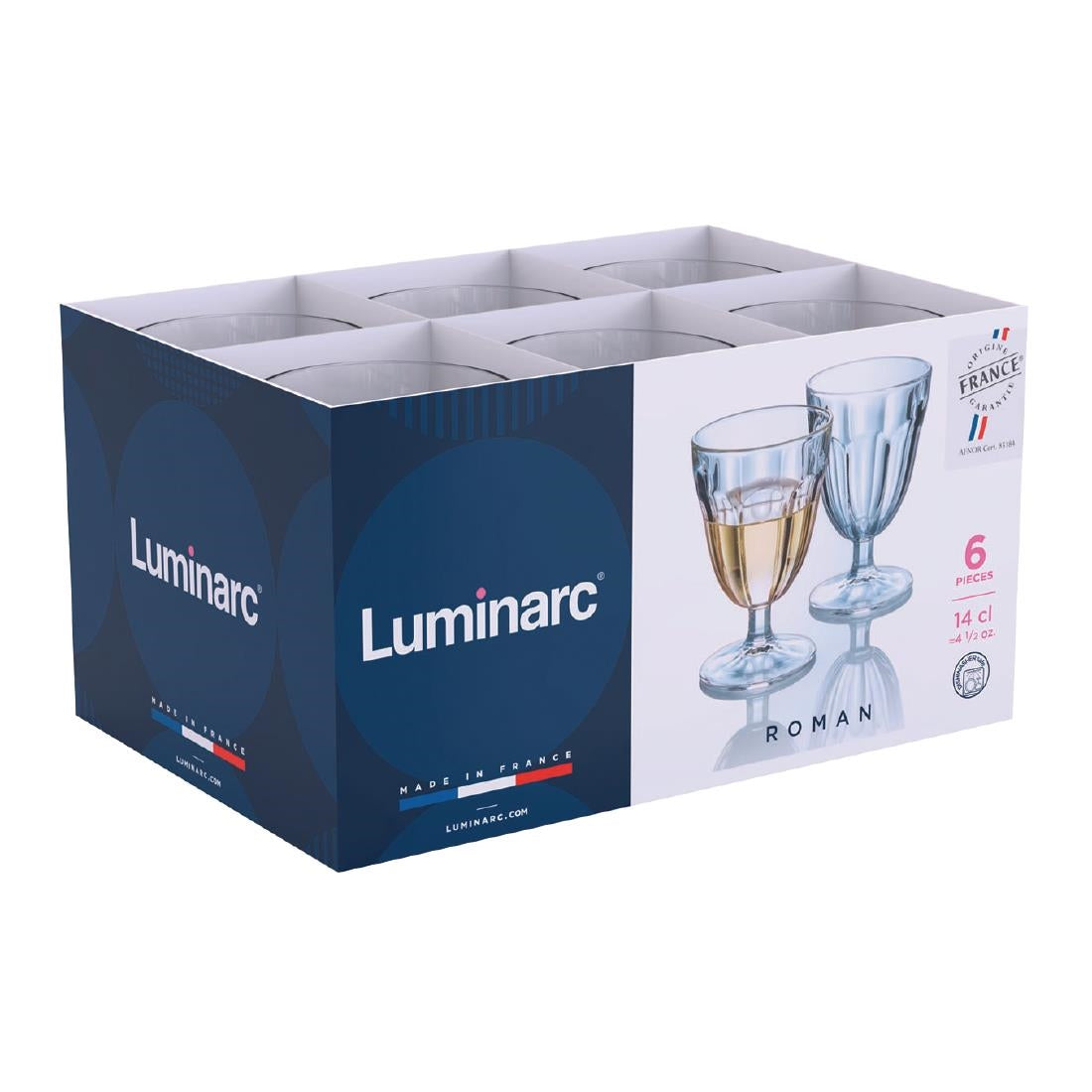 Luminarc Roman Wine/Cocktail Glasses 140ml (24 Pack)