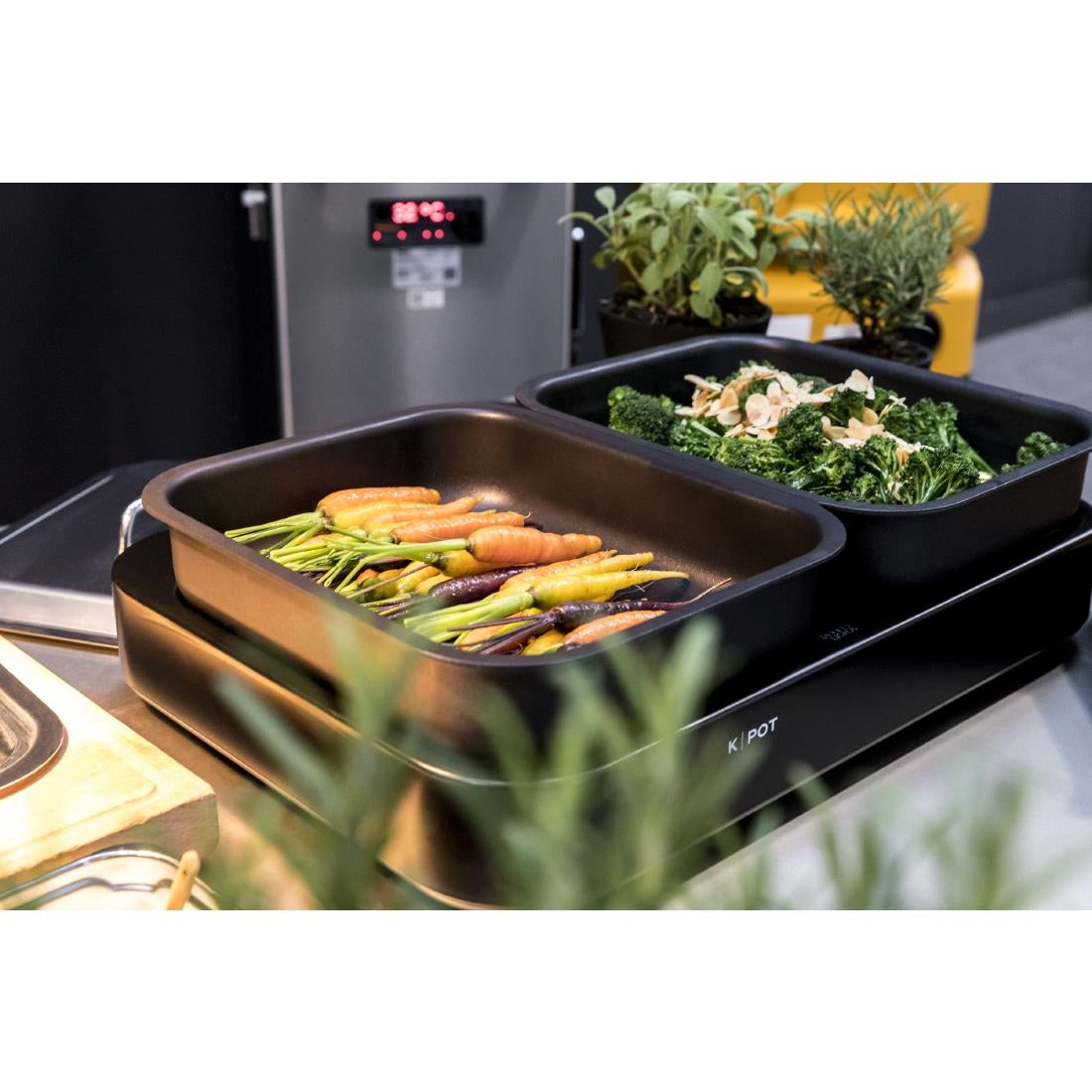 Rieber K-Pot Glass Ceramic Hob 1/1GN Stainless Steel CK-2200