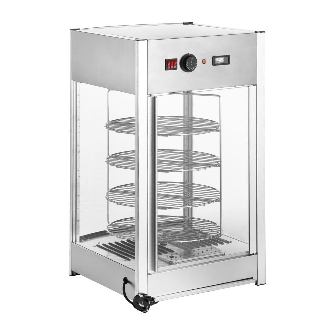 Buffalo 4 Tier Heated Pizza Display Merchandiser