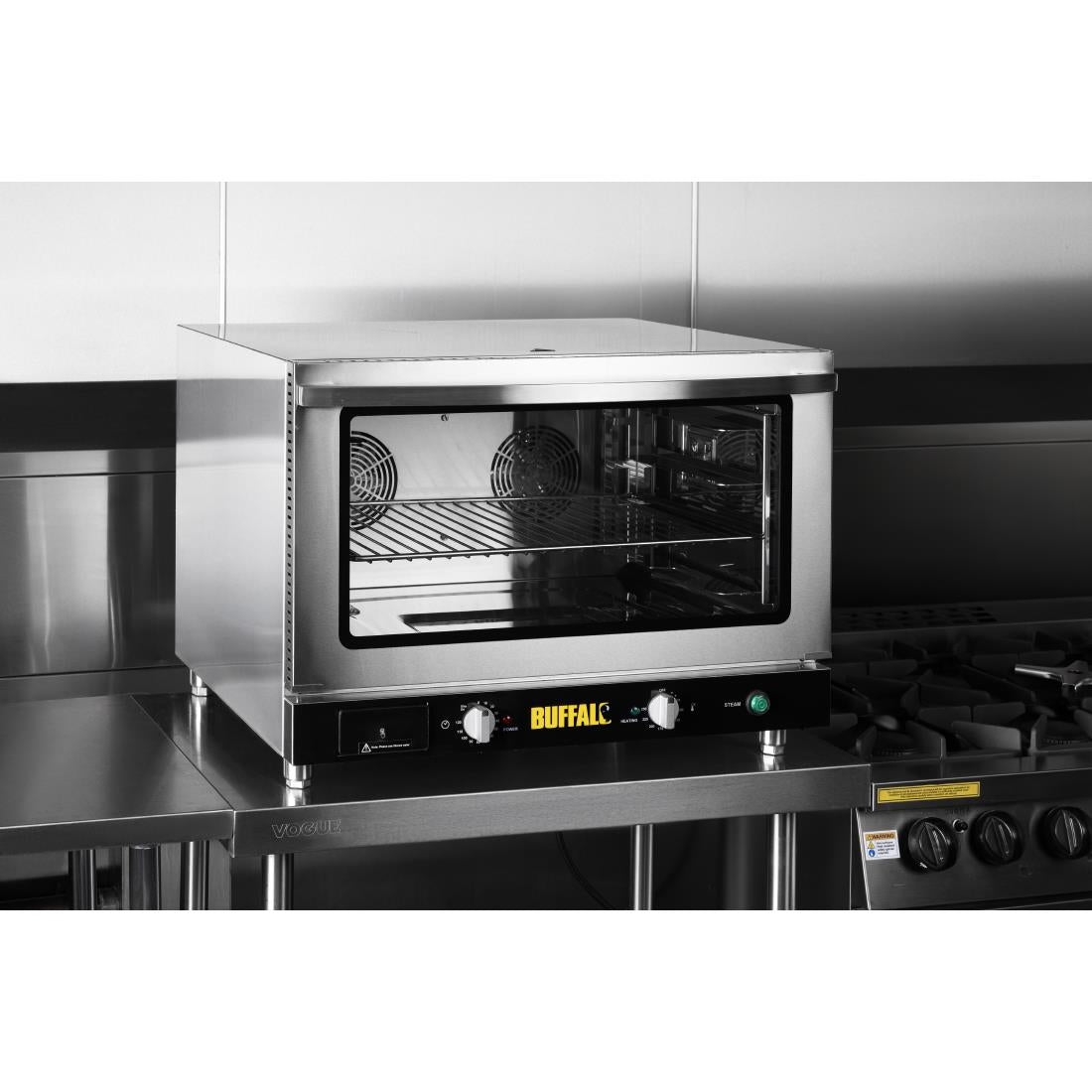Buffalo Bakery Convection Oven with Steam 100Ltr Three Phase