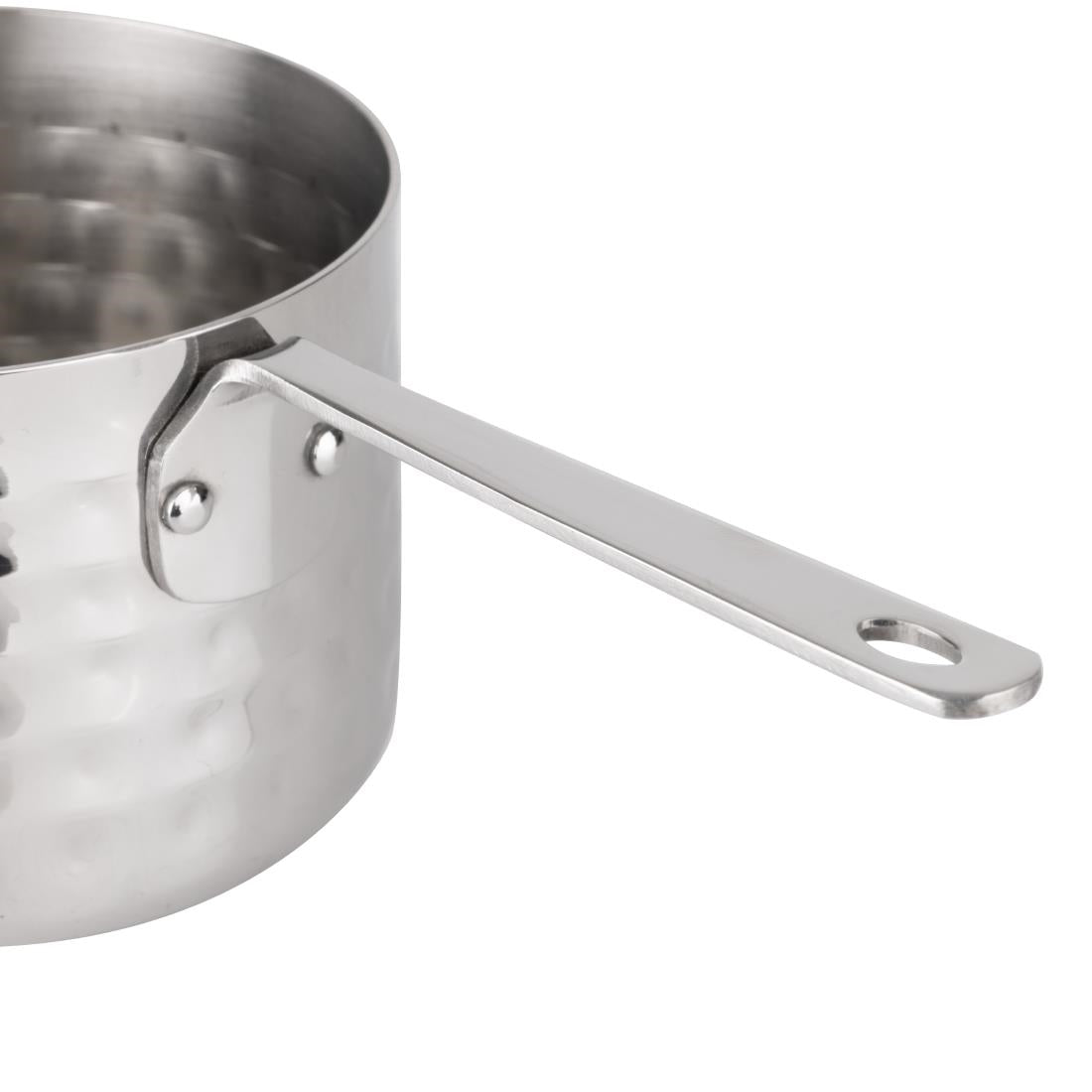 Olympia Table Presentation Mini Saucepan Hammered 90mm