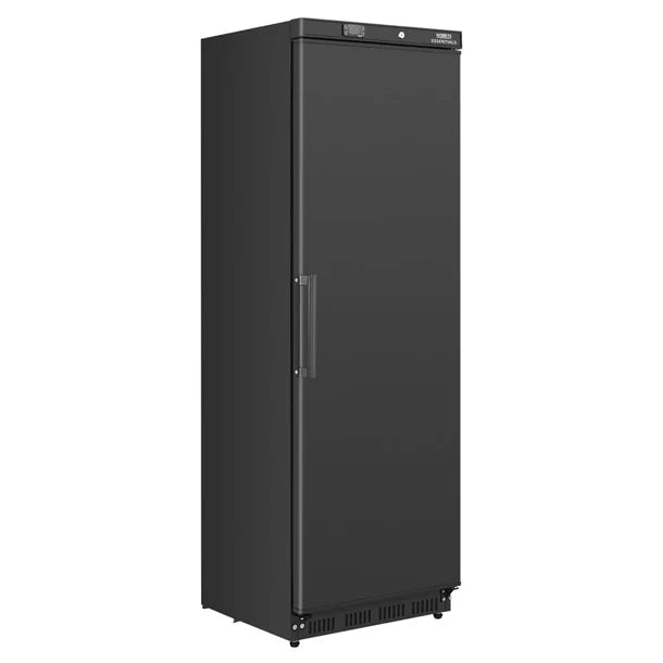 Nisbets Essentials Upright Refrigerator Black 400Ltr